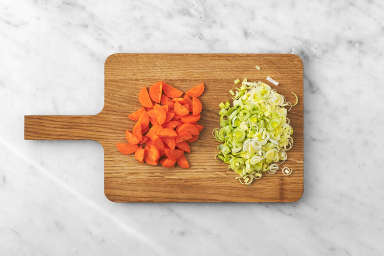 Prepara las verduras
