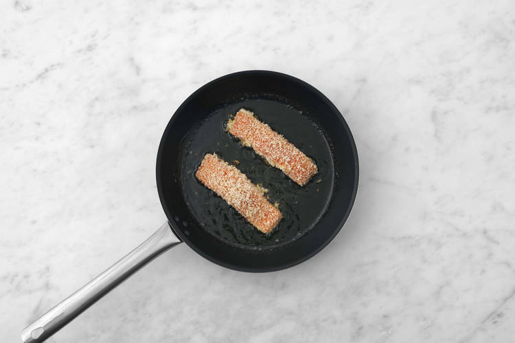 Friggere il salmone
