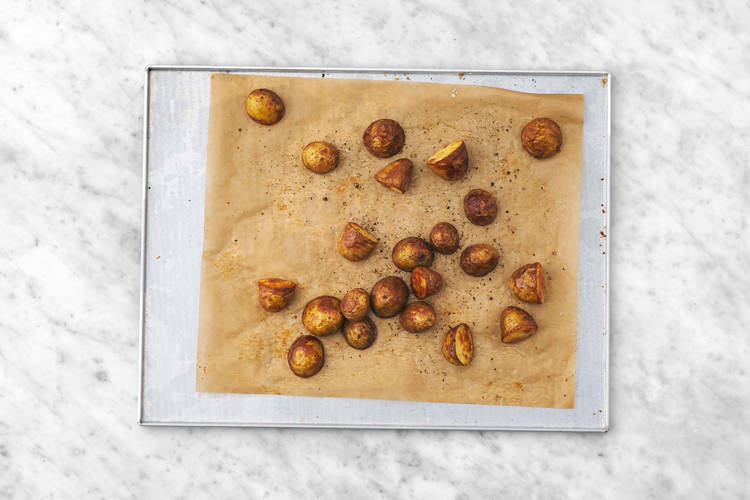 Préparer et rôtir les pommes de terre