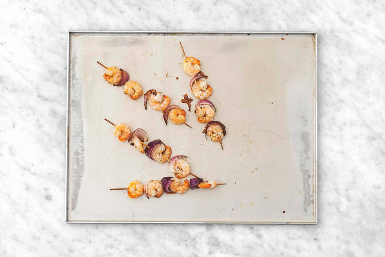 Bake the Skewers