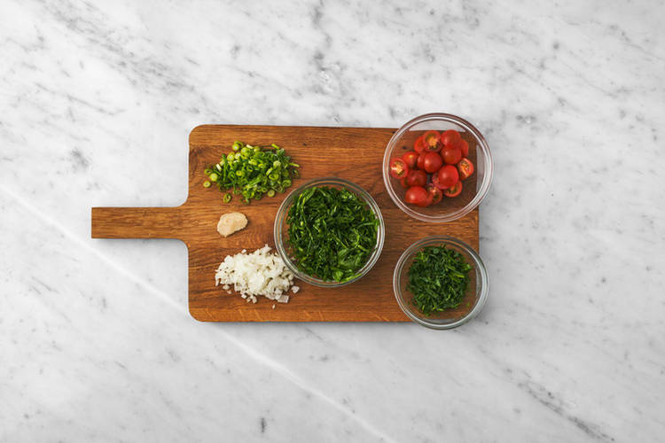 Förbered grönsaker