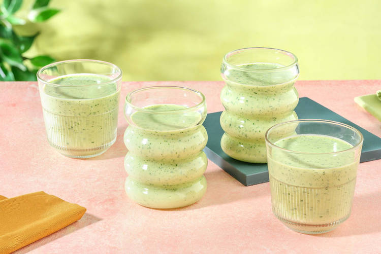 Smoothie mangue-épinards