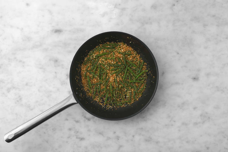 Préparer la garniture au panko