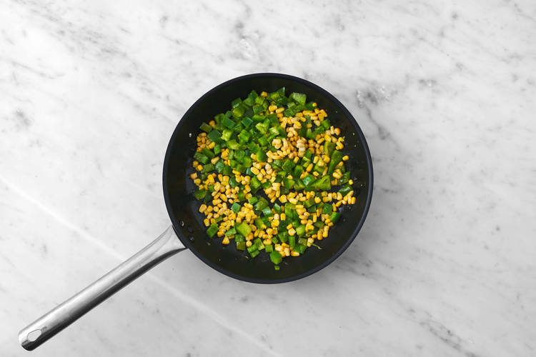 Make corn salsa