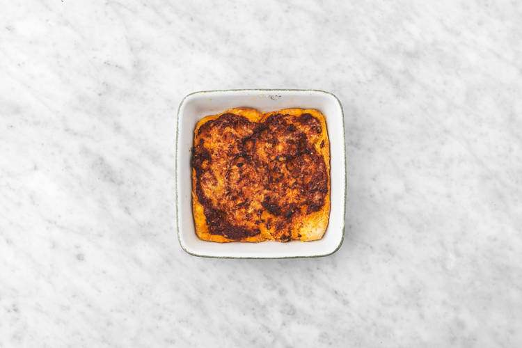 Assembler la focaccia