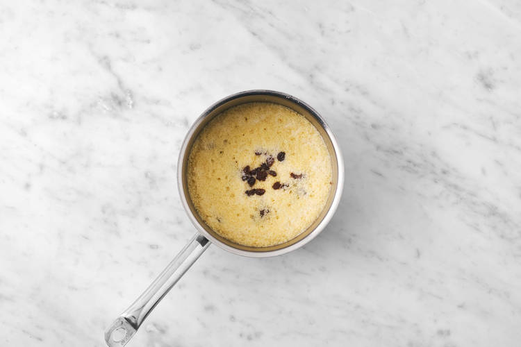 Cook couscous and prep halloumi 