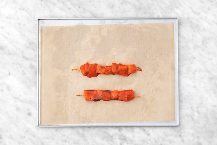 Prep the Skewers