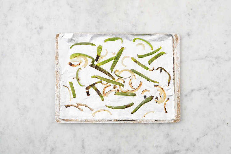 Griller les légumes