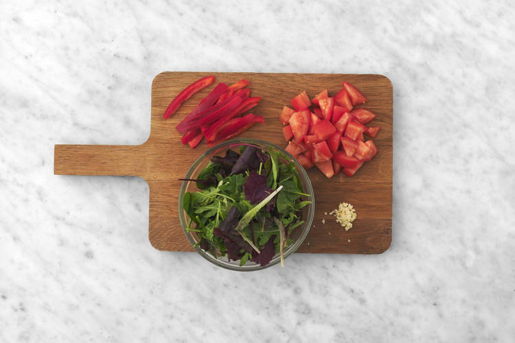 Forbered grønnsaker