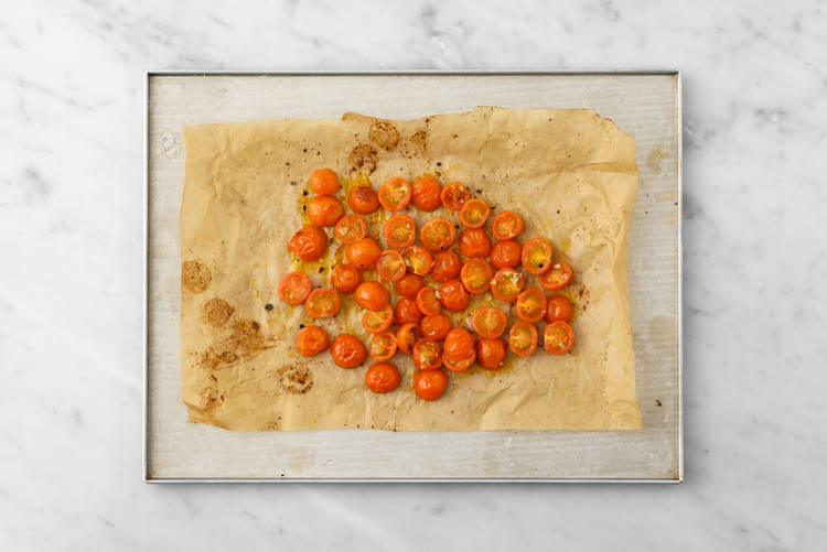 Prep and roast tomatoes