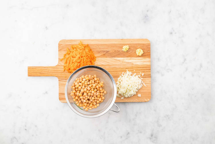 Forbered grønnsaker