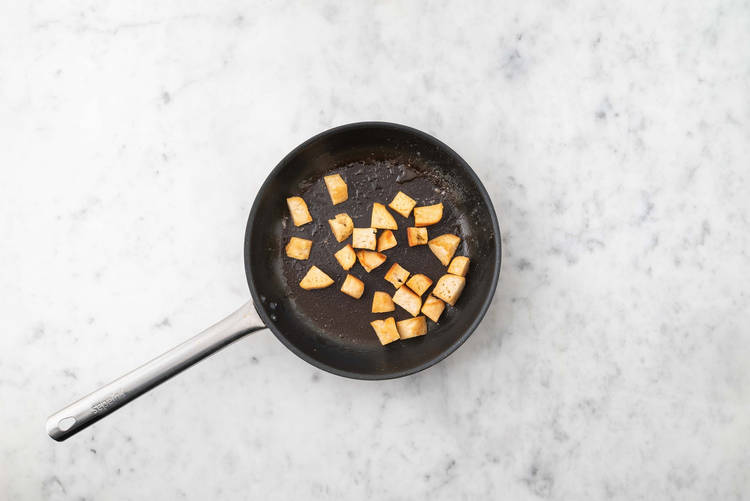 Make ciabatta croutons