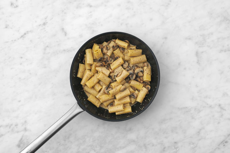 Coat the Rigatoni