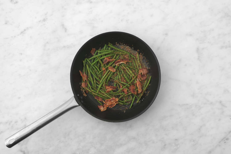 Cook veggies and make medley