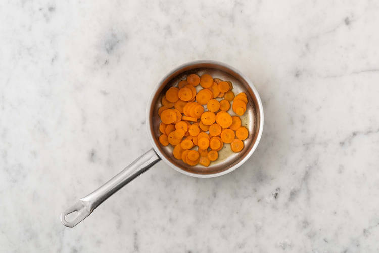 Boil the carrots