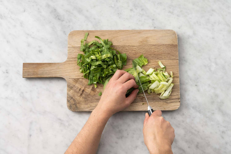 Sylt gulrot og pak choi