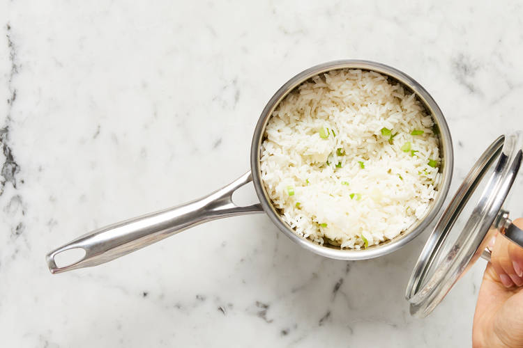 START PREP & COOK RICE