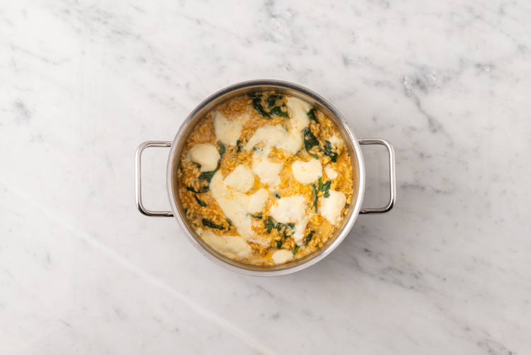 Melt the Mozzarella