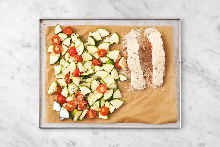 Coat the Salmon