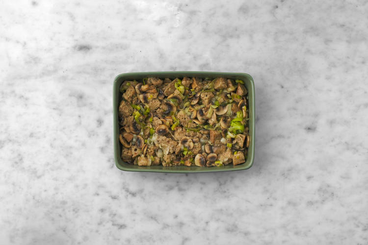 Assemble and bake dressing