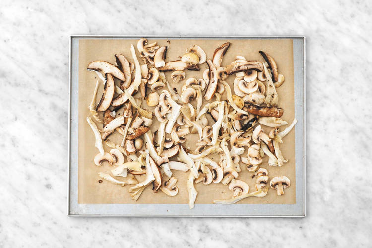 Prep mushrooms