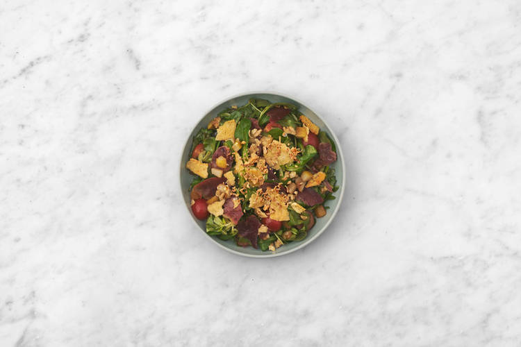 Monta la ensalada y disfruta