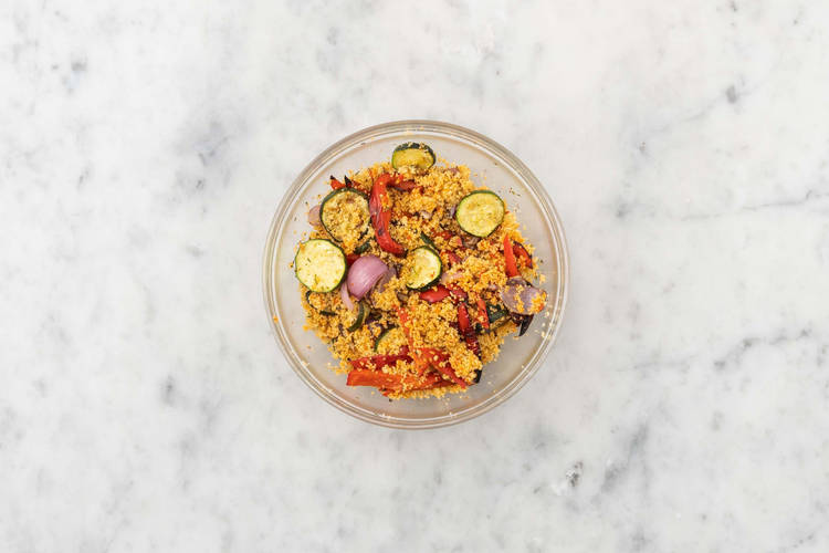 Salat fertigstellen