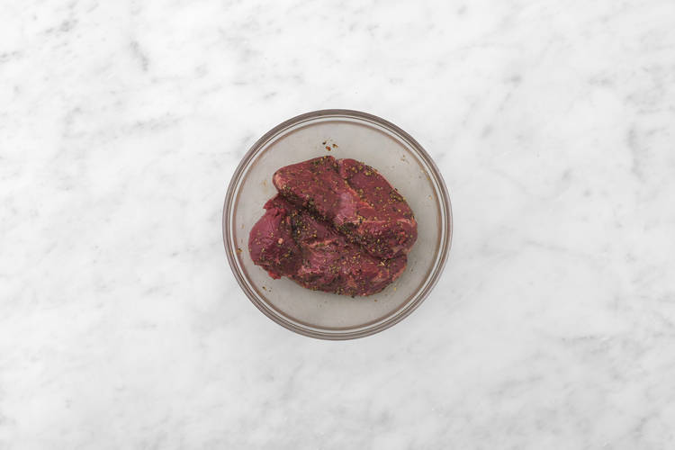 Marinate the Steaks