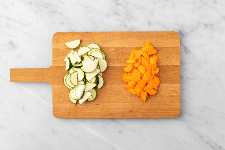 Corta las verduras