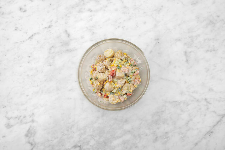 Prepara la ensalada