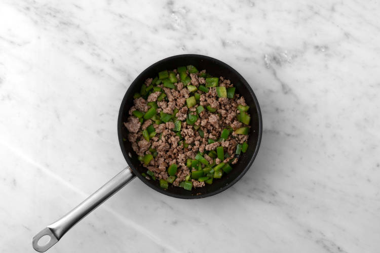 Cook Beyond Meat® and peppers