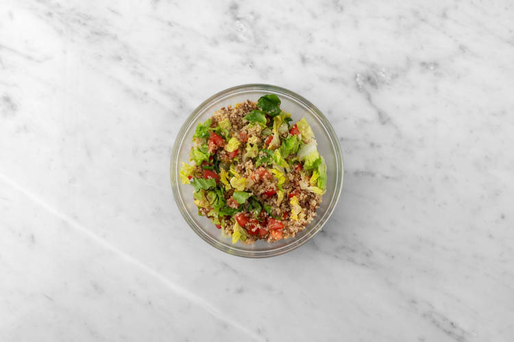 Salade afmaken