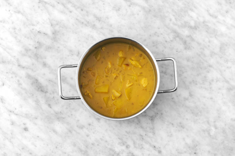 Prepara el curry