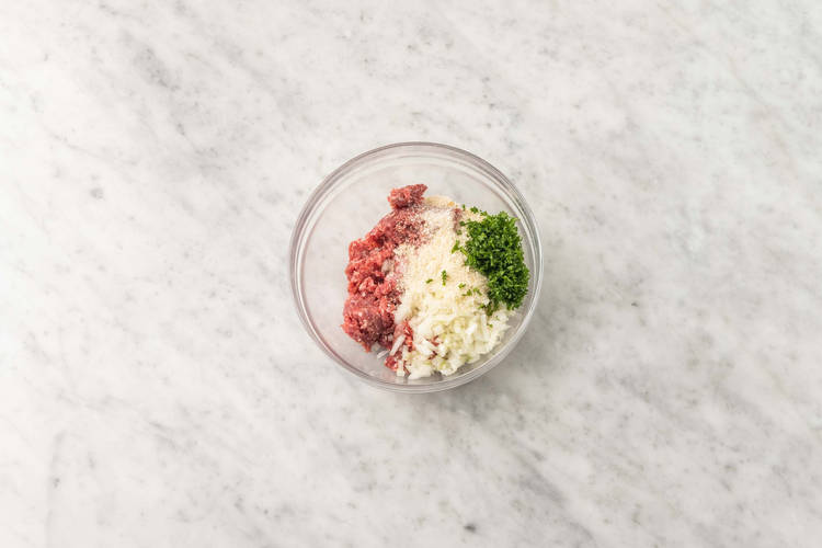 Prepare the meatloaf