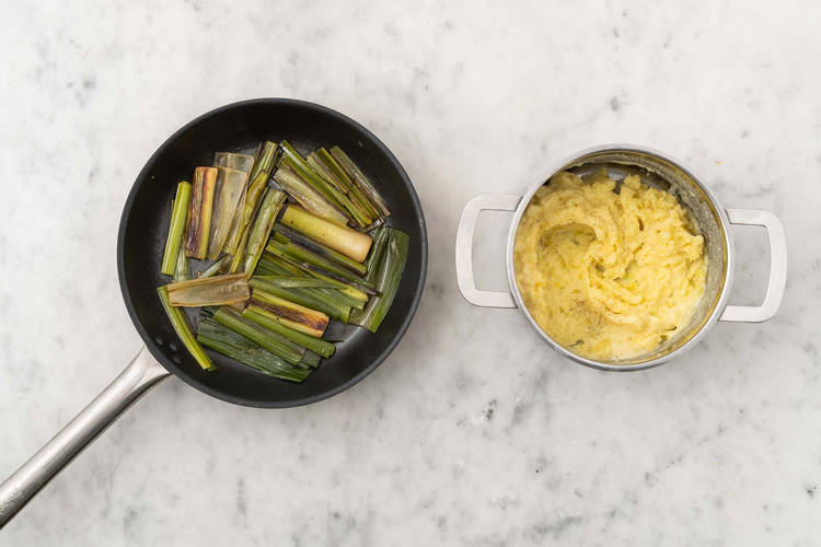 Stew the leeks