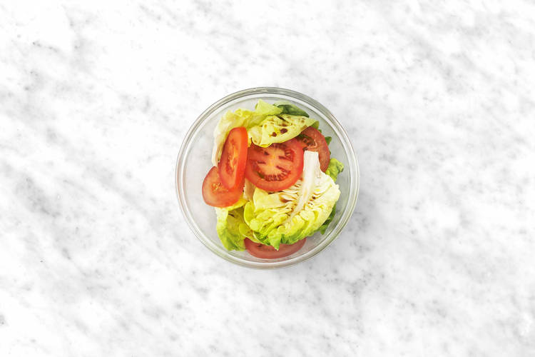 Chop the vegetables
