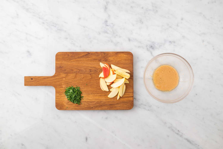 Préparer la vinaigrette