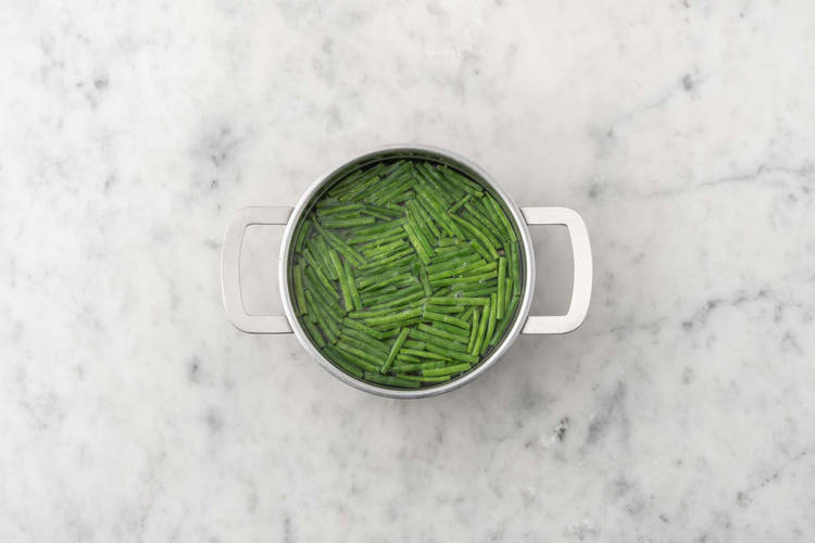 Cuire les haricots verts