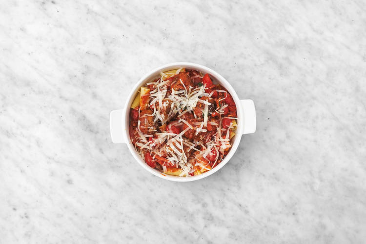 Cuire les rigatoni