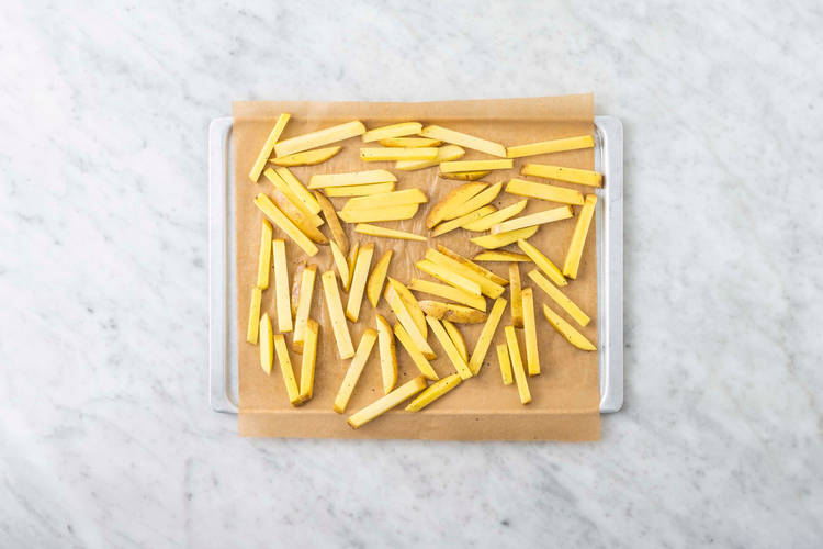 Préparer les frites