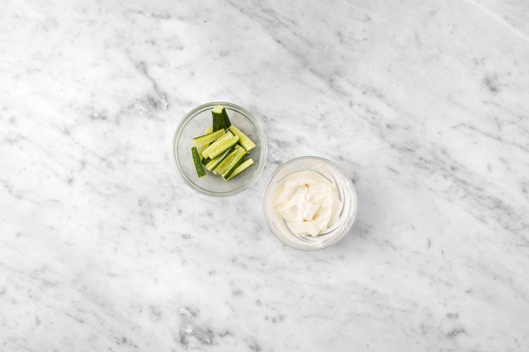 Préparer les garnitures