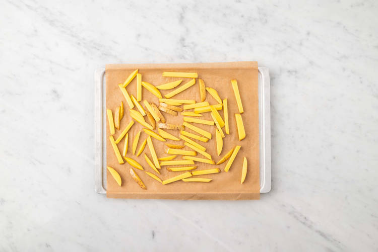Bake the potatoes