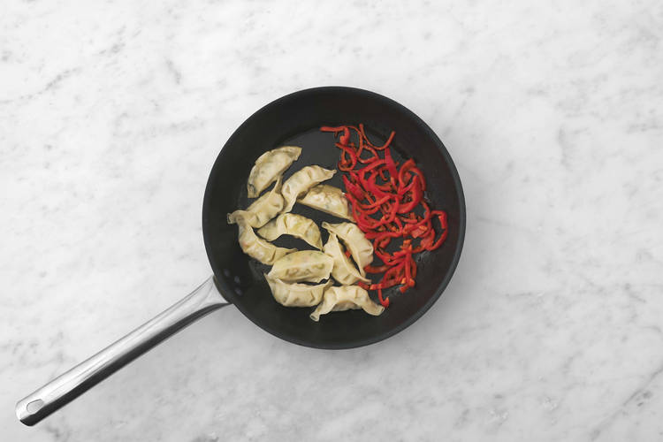 Gyoza braten