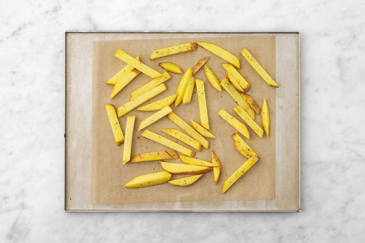 Enfourner les frites