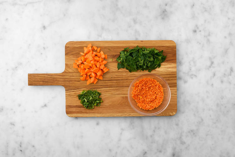 Préparer et terminer les échalotes frites