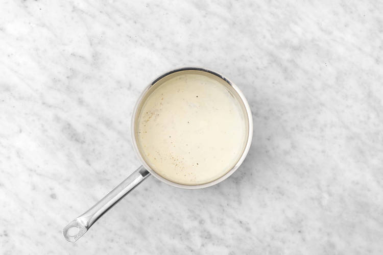 Make the Cheesy Truffle Sauce