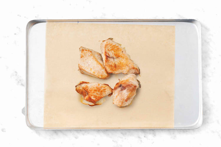 Prep and cook turkey