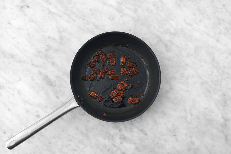 Make candied pecans