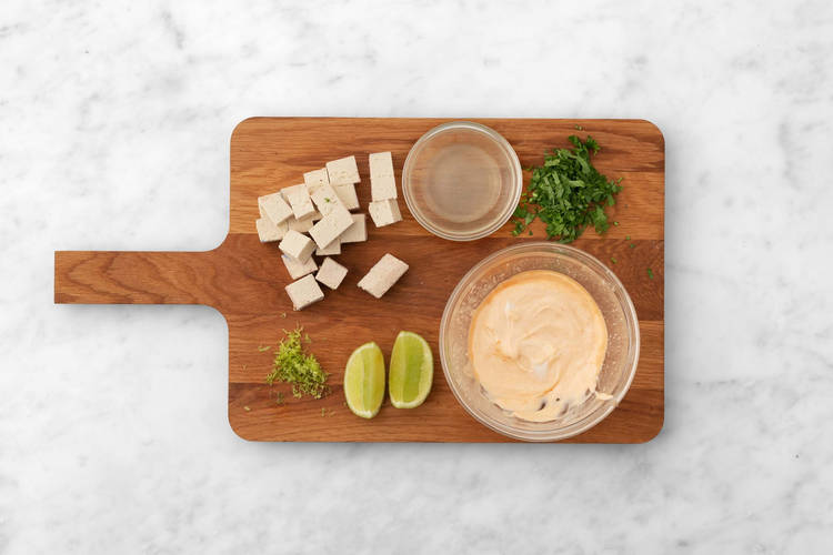 Prep and cook chicken