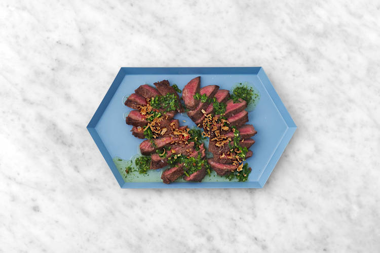 Fry the Steaks and Serve